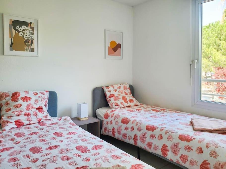 *Le Carpe Diem, Appartement 2 Chambres, Piscine, 2 Parking, Clim* Montpellier Luaran gambar