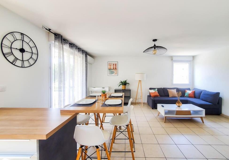 *Le Carpe Diem, Appartement 2 Chambres, Piscine, 2 Parking, Clim* Montpellier Luaran gambar