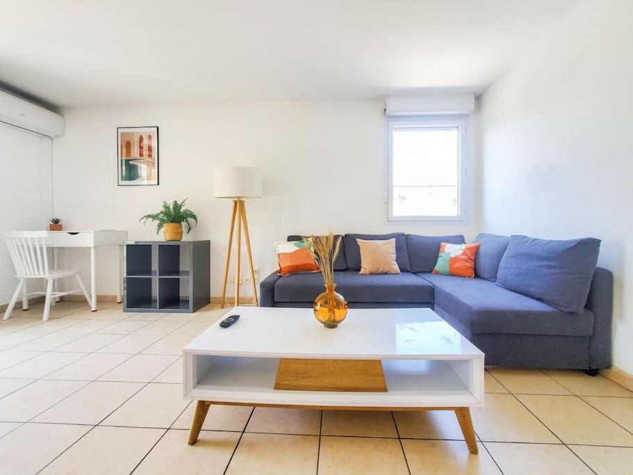 *Le Carpe Diem, Appartement 2 Chambres, Piscine, 2 Parking, Clim* Montpellier Luaran gambar